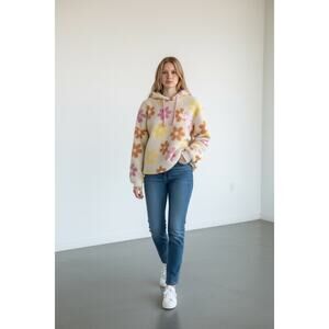 Grayson Threads Barbie Sherpa Hoodie Teddy Fleece Cozy Y2K Cottagecore XXL